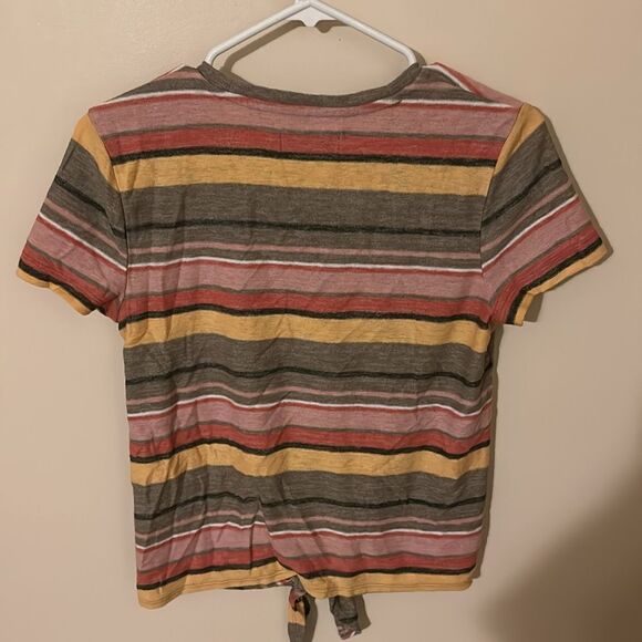 Madewell Texture & Thread Modern Tie-Front Top - Picture 4 of 5